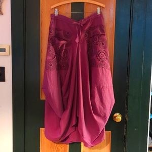 Bohemian hippie festival maxi skirt NWOT